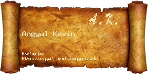 Angyal Kevin névjegykártya